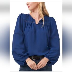 Vince Camuto Deep Blue Blouse